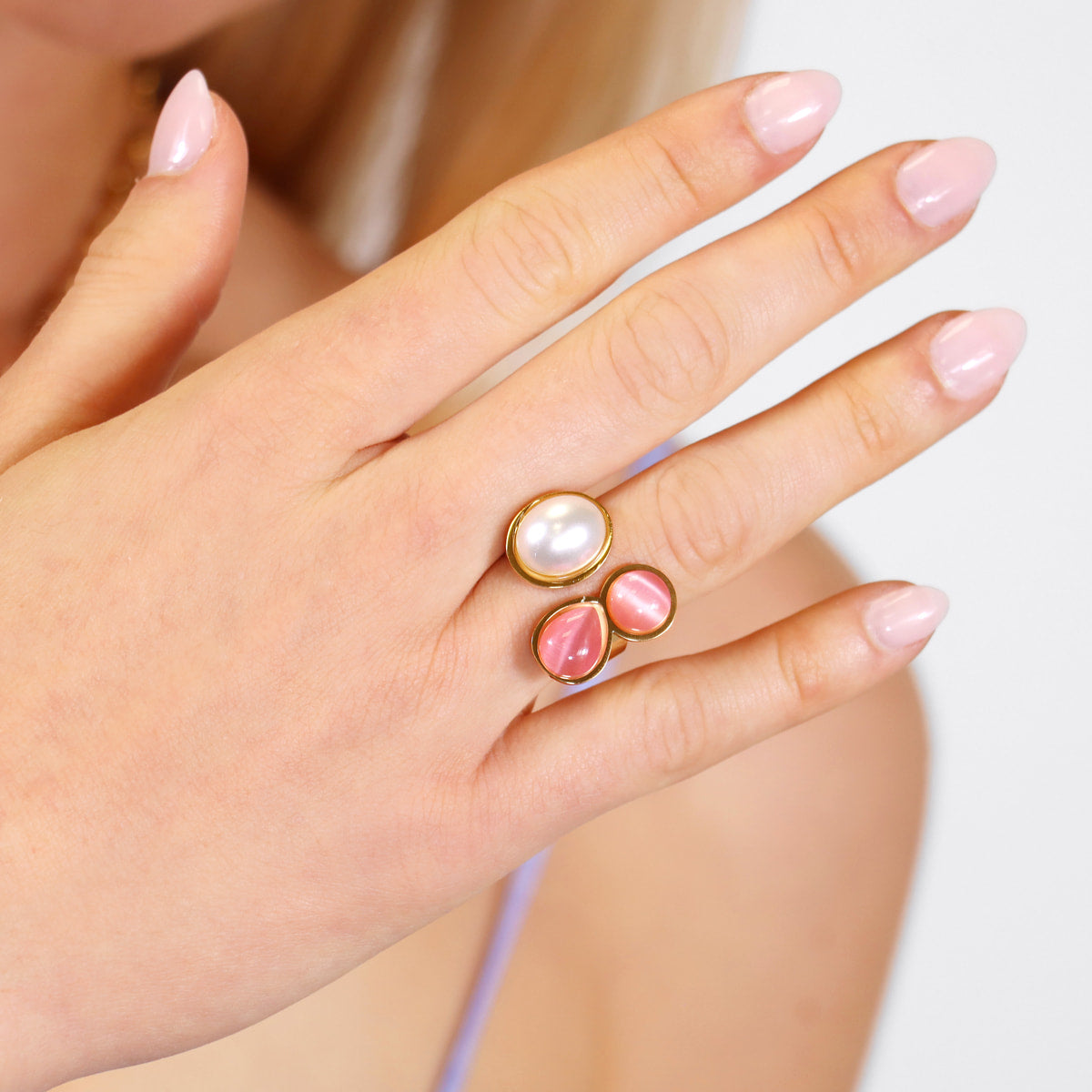 Anillo Mirage Silken Rosa Anartxy