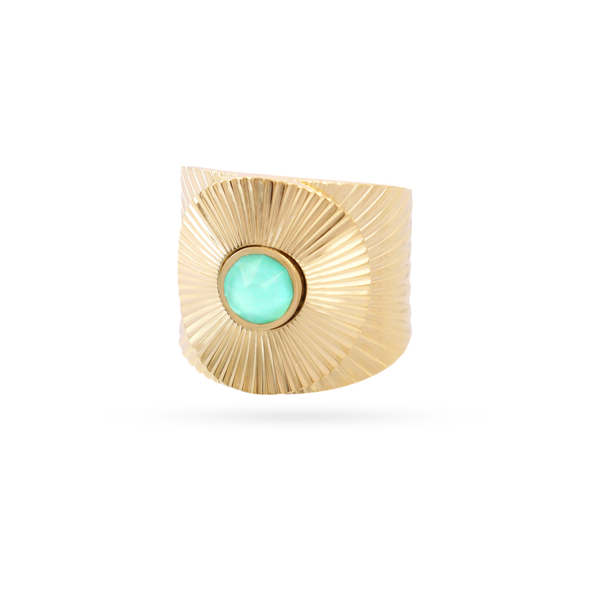 Anillo Prisma Luxen Verde Anartxy