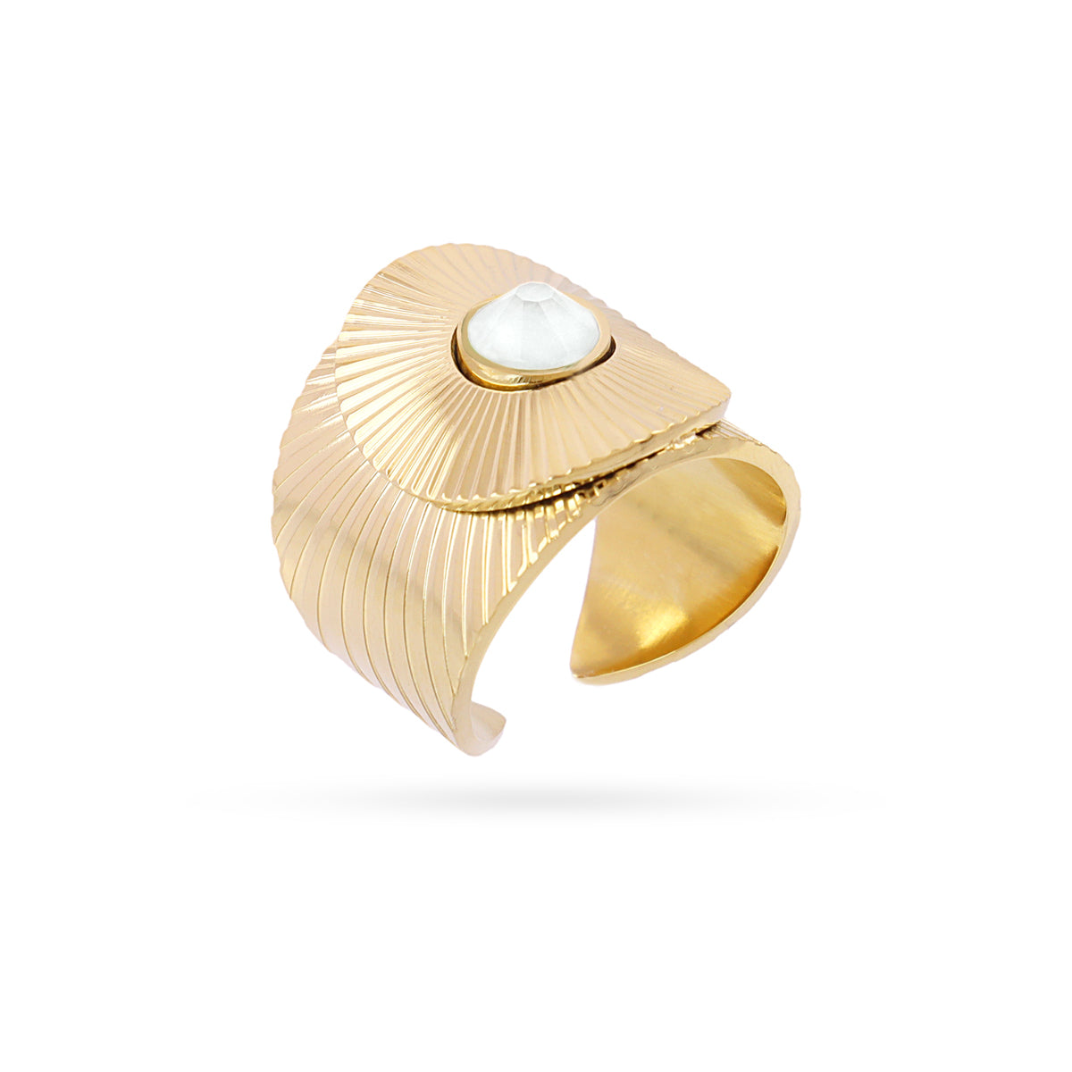 Anillo Prisma Luxen Blanco Anartxy