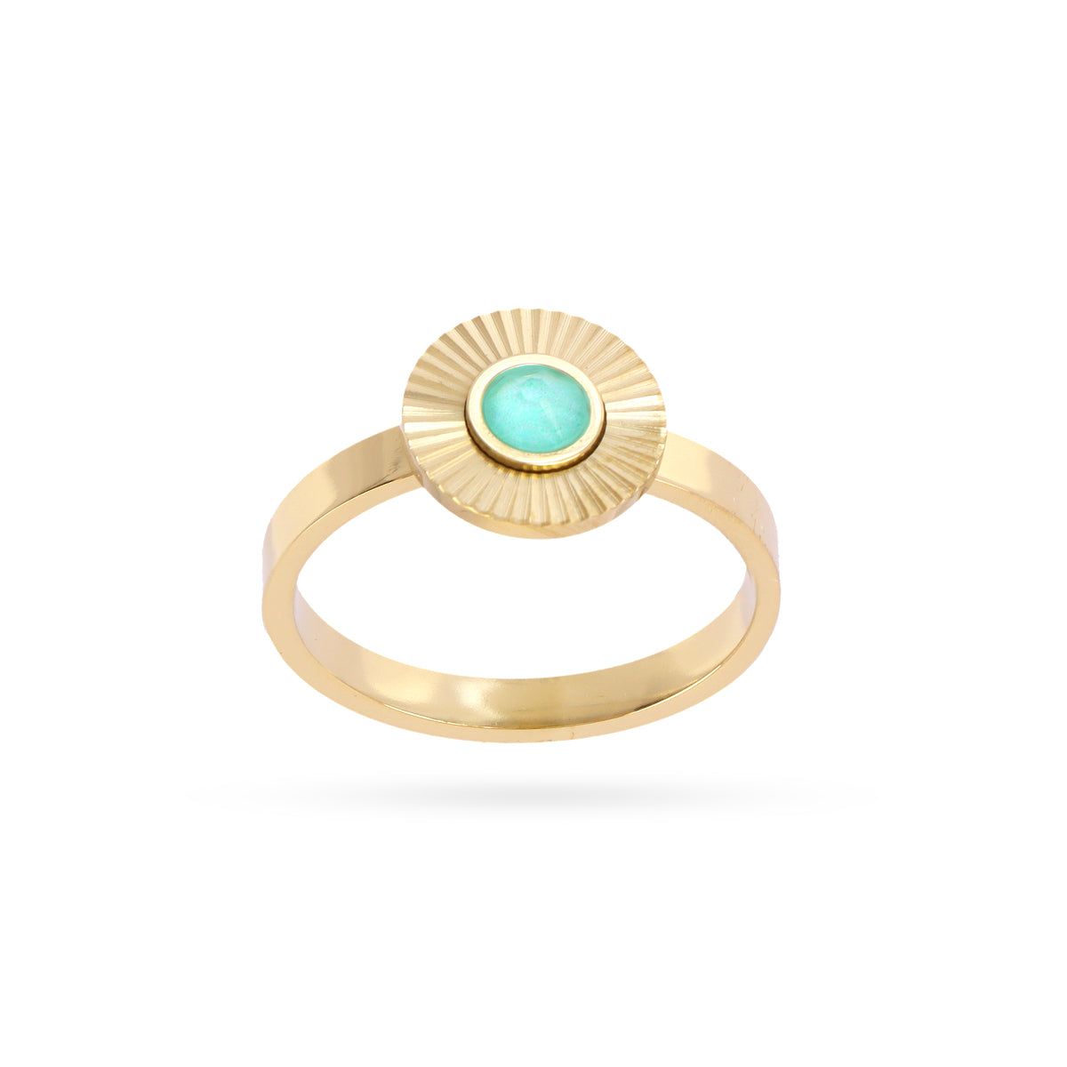 Anillo Prisma Elux Verde Anartxy