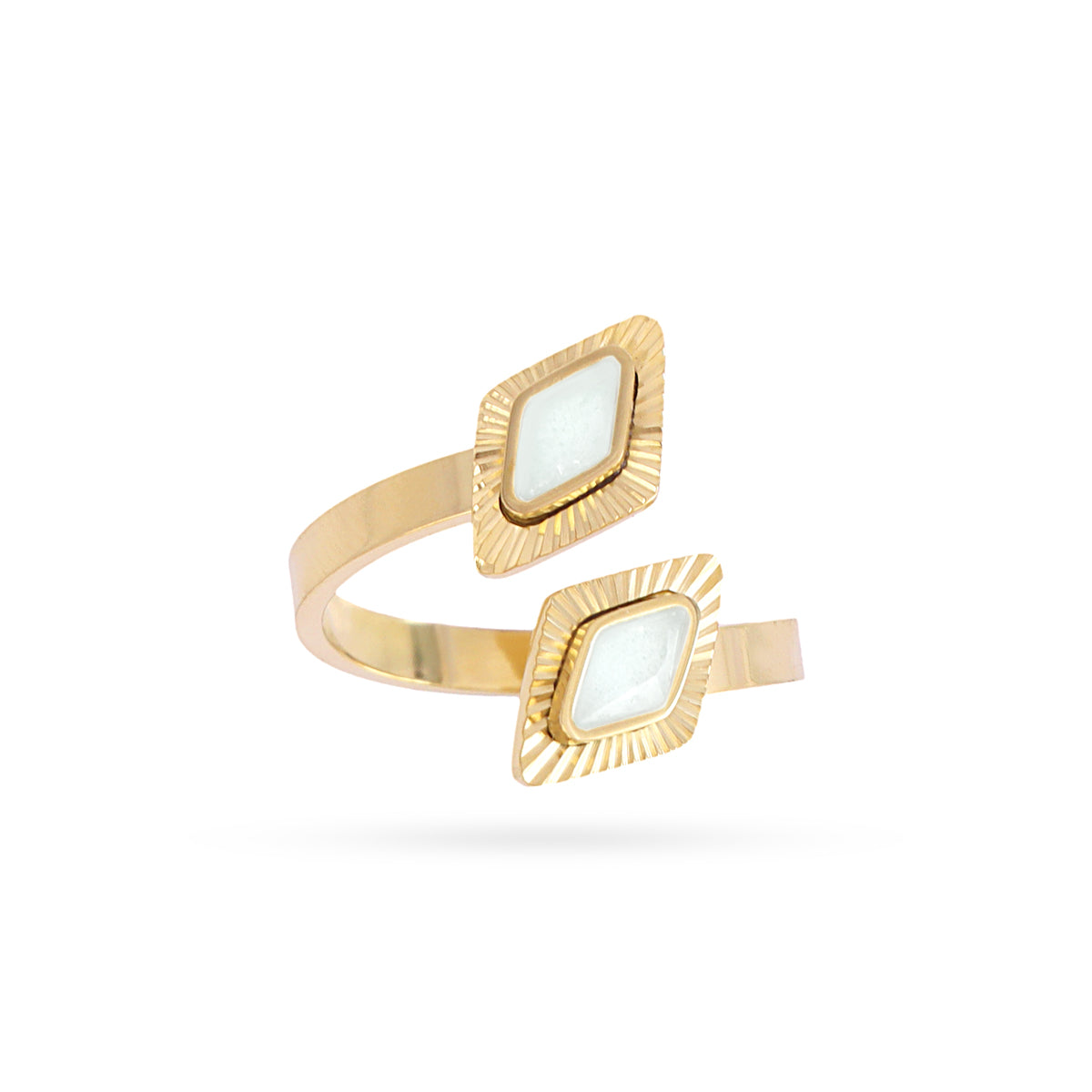 Anillo Prisma Shiar Blanco Anartxy