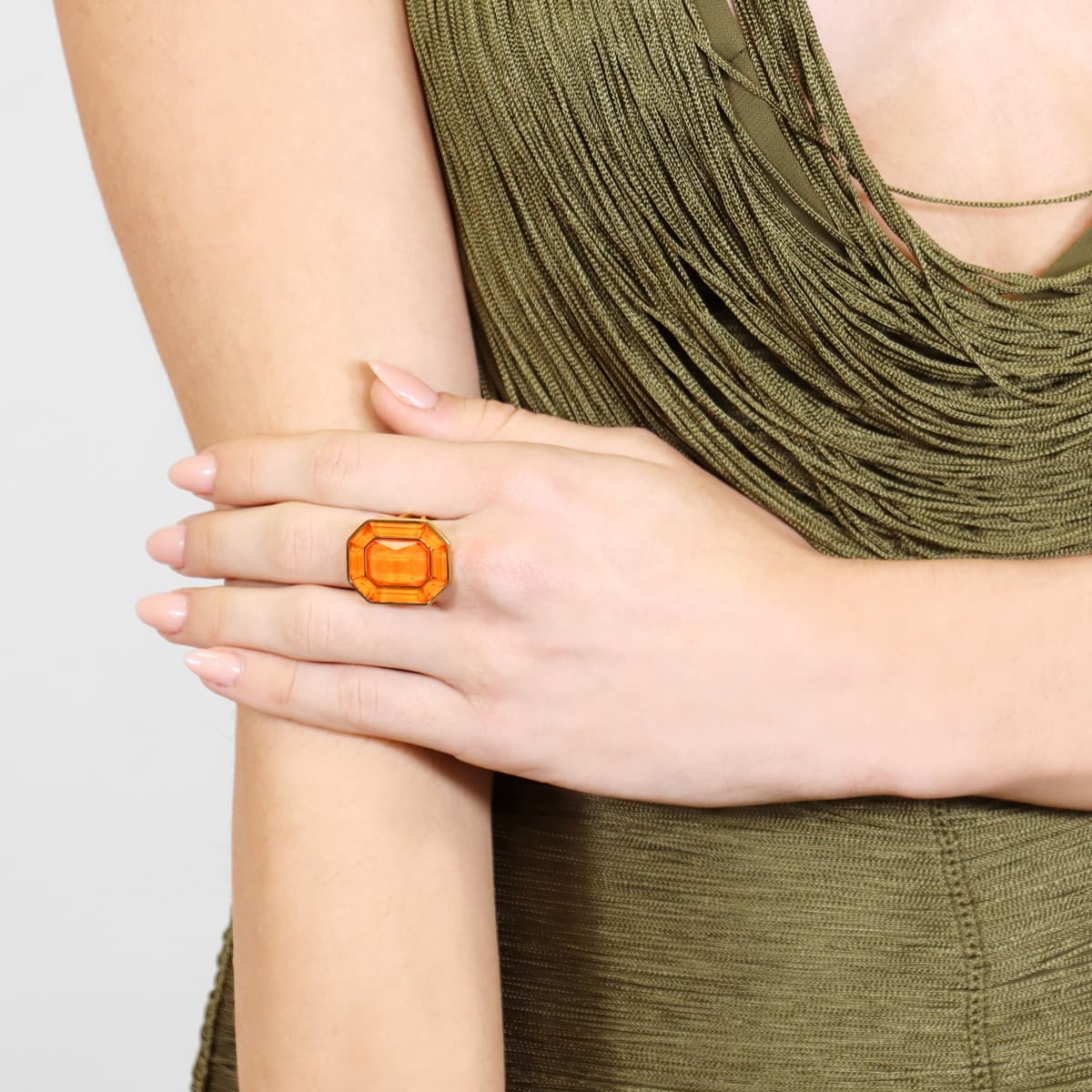 Anillo Gleam Zyra Naranja Anartxy