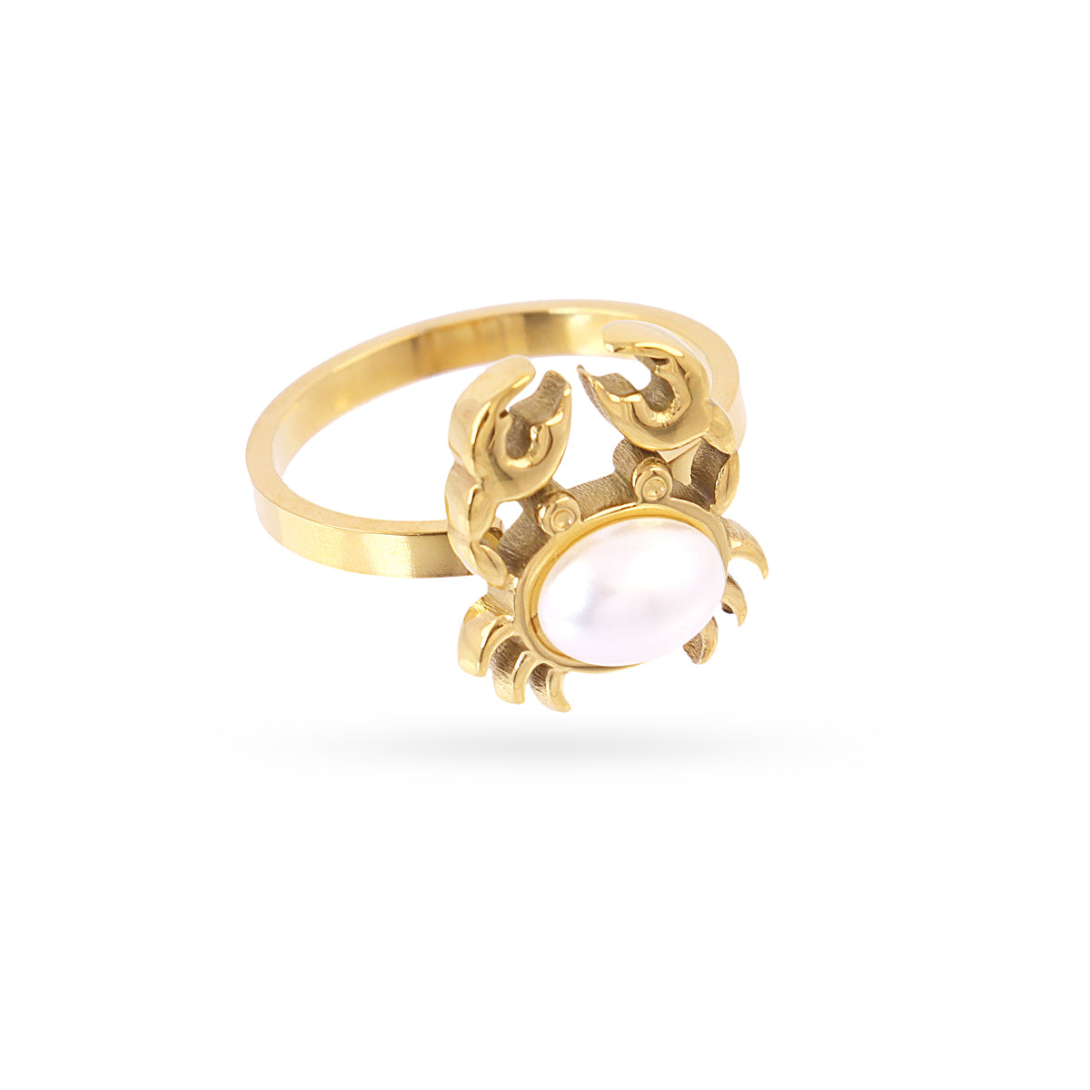 Anillo Aqua Myth Dorado Anartxy