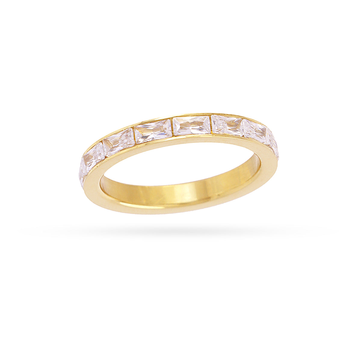 Anillo Vandal circonitas brillantes Blanco Anartxy