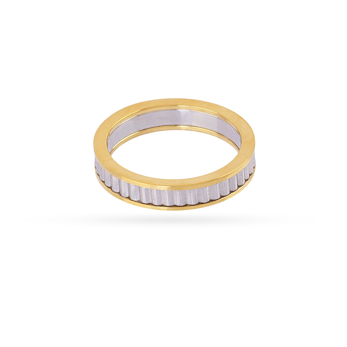 Anillo Vandal acero mix Dorado Anartxy