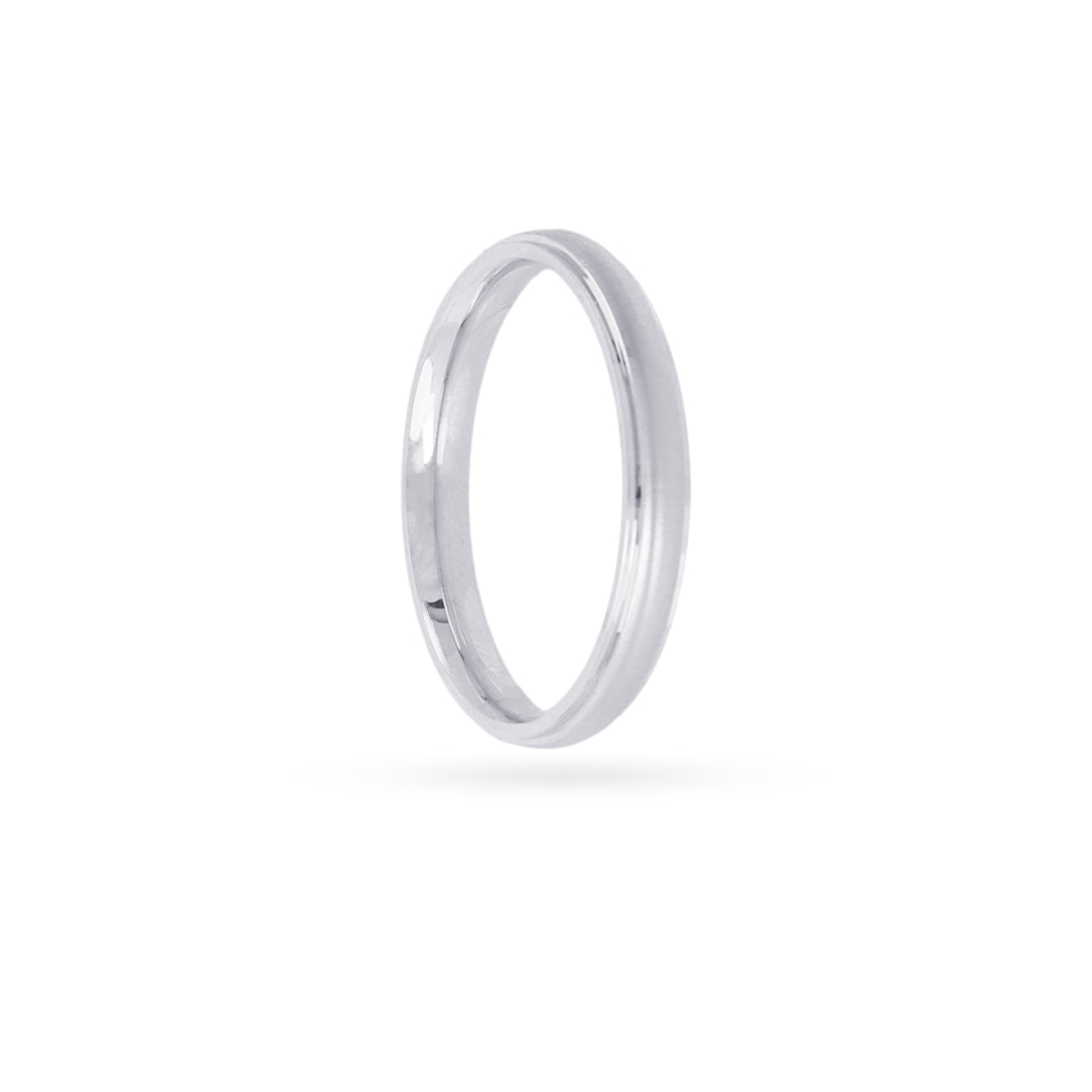 Anillo mate solitario dorado o plateado Plateado Anartxy