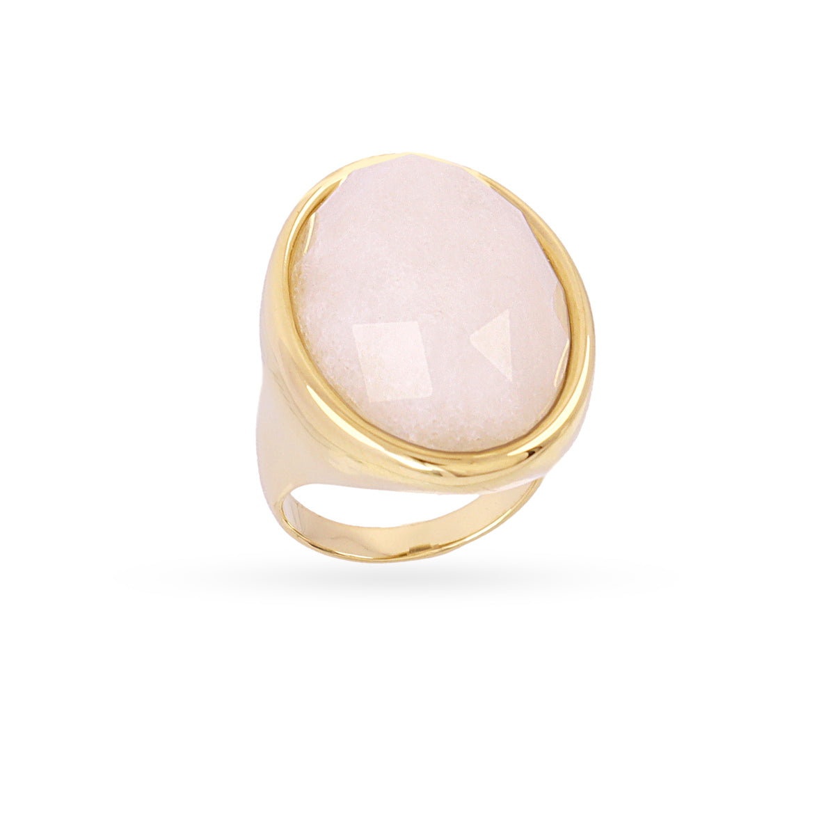 Anillo Spirit sello piedra Beige Anartxy