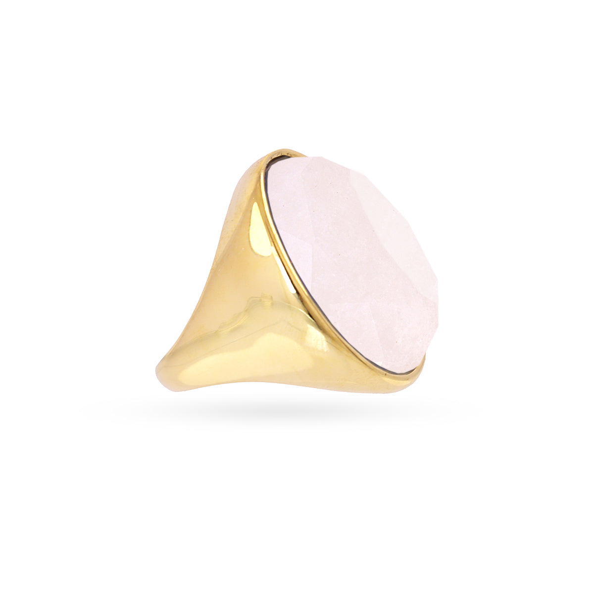 Anillo Spirit sello piedra Beige Anartxy