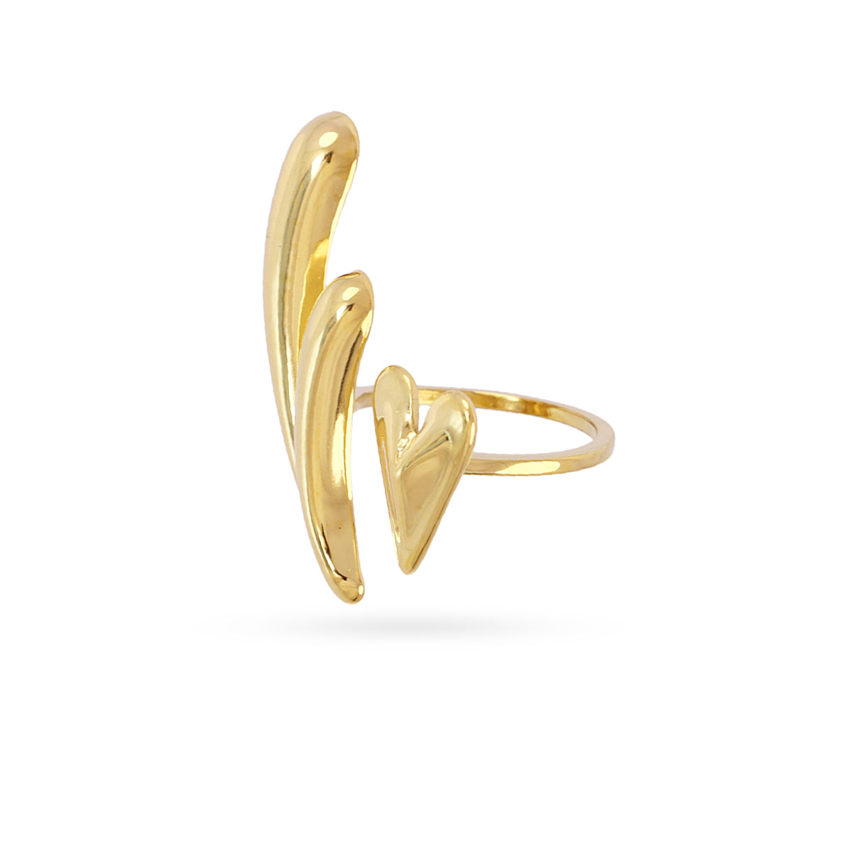 Anillo ajustable Essentials corazón Dorado Anartxy