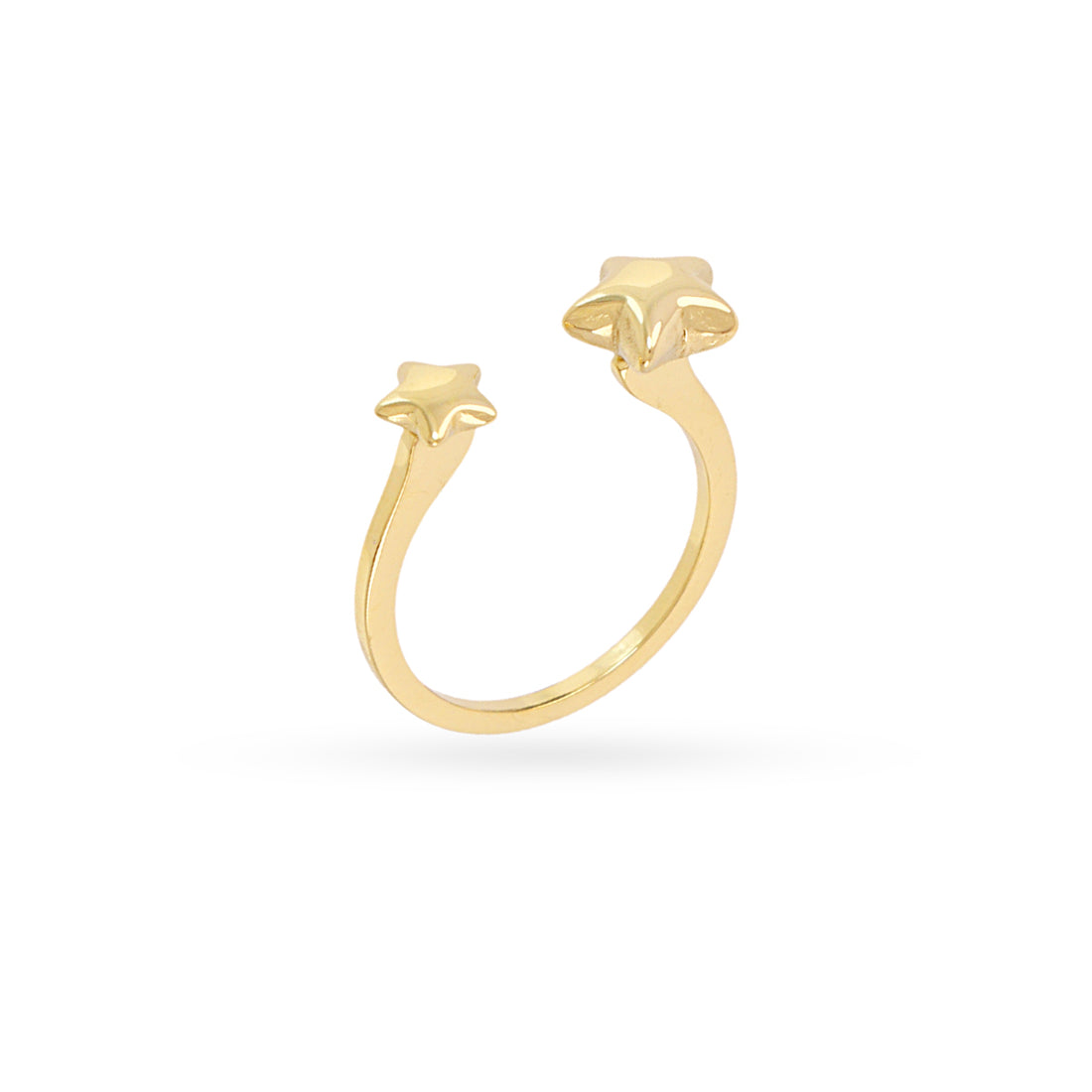 Anillo ajustable Essentials estrellas Dorado Anartxy