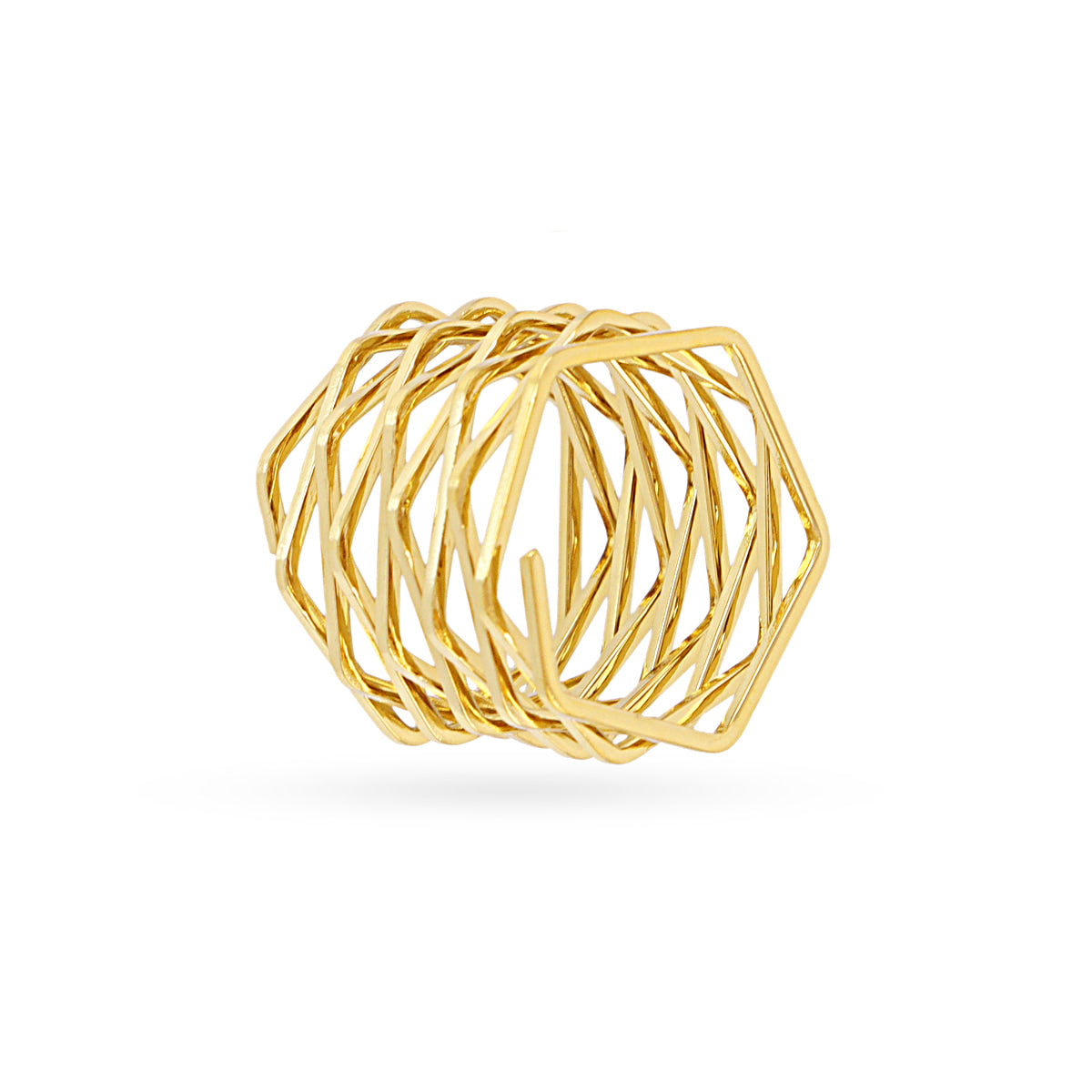 Anillo Essentials efecto estrella dorado Dorado Anartxy
