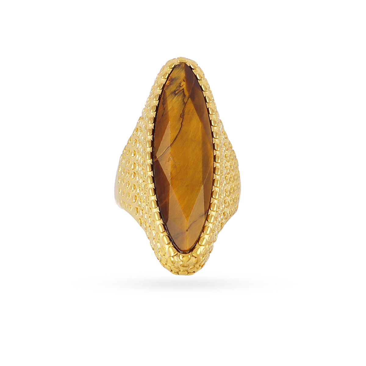 Anillo Spirit sello piedra marquesa Café Anartxy
