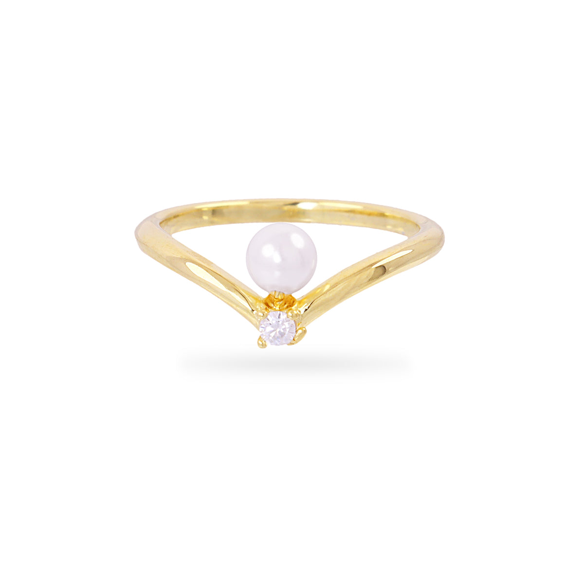 Conjunto Alma Perlas dorado Anartxy