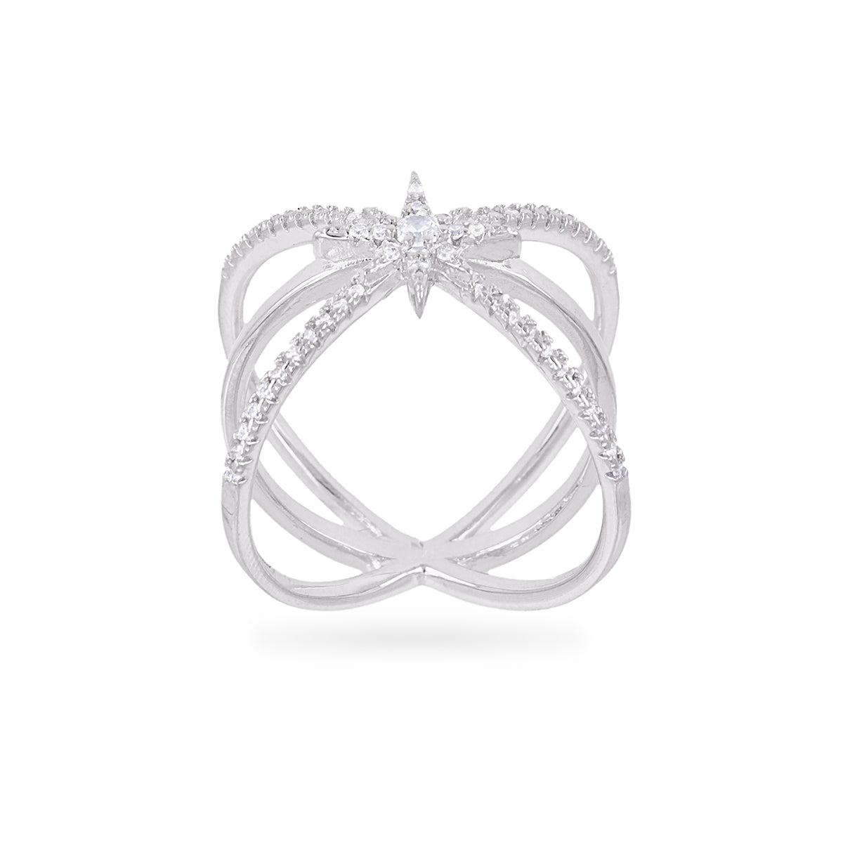 Conjunto Alma Cadenas Estrellas plateado Anartxy