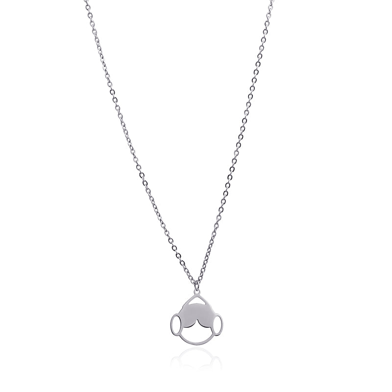 Collar Fallas Rodete Plateado Anartxy