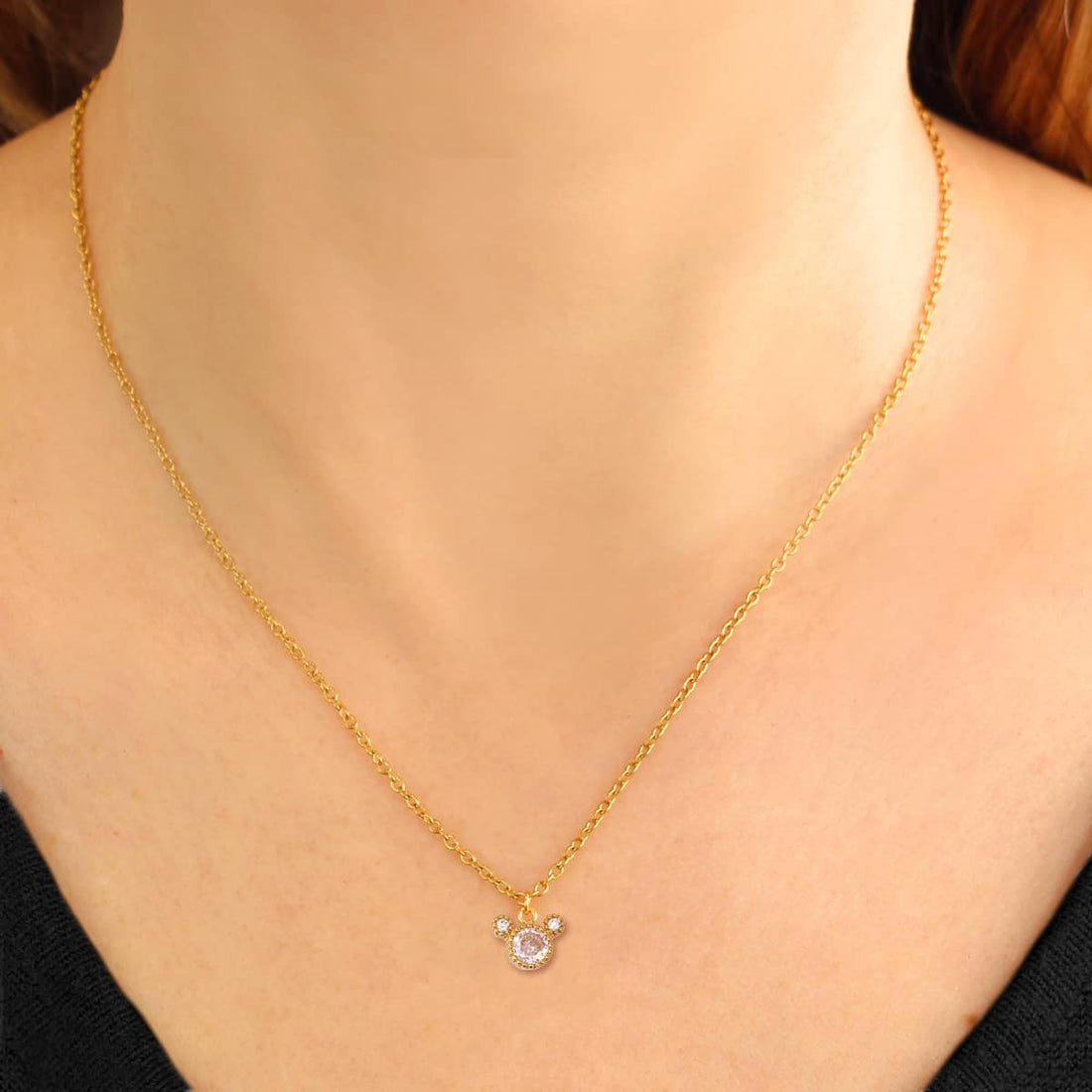 Collar Mouse Blanco Anartxy