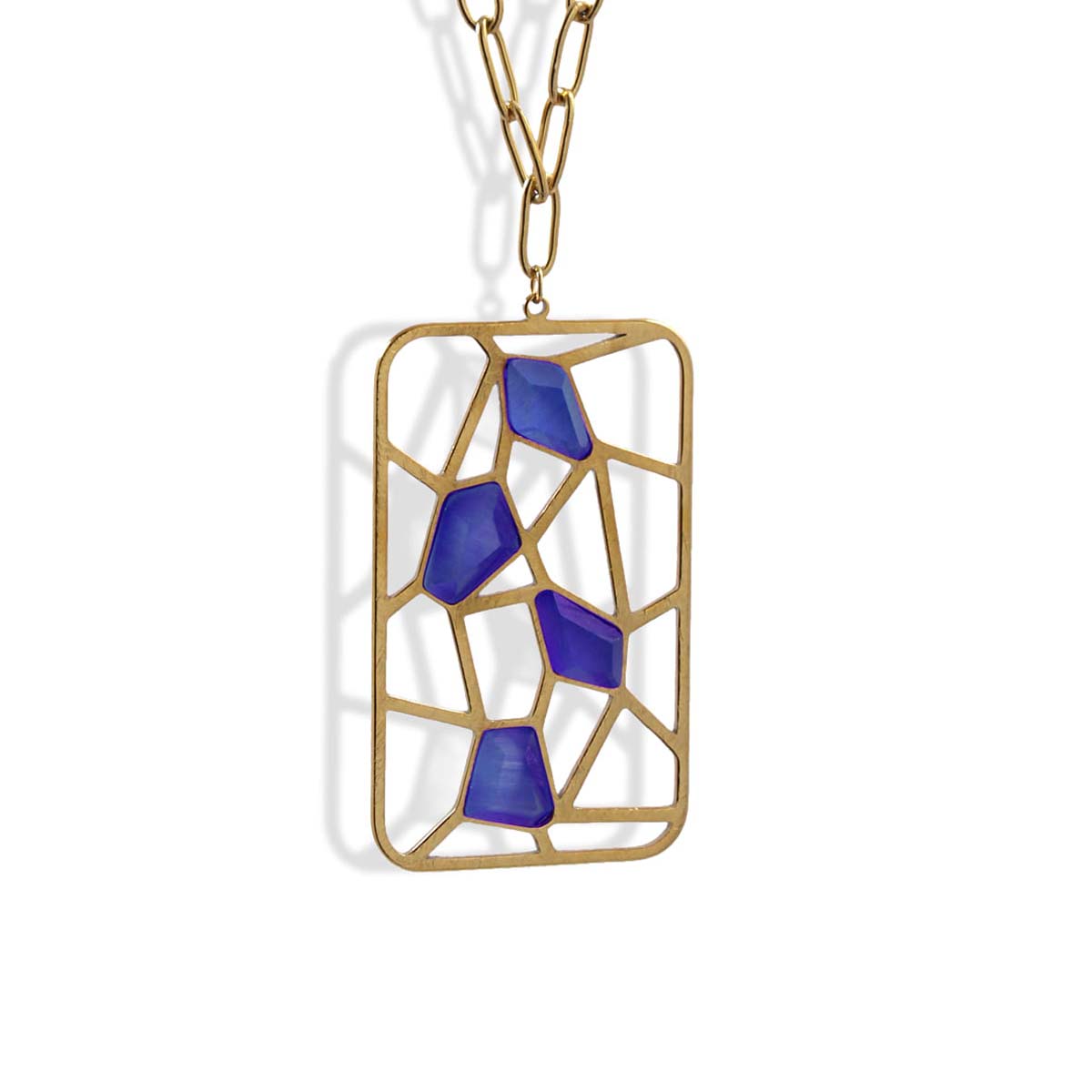 Collar Ciclamen Azul Anartxy