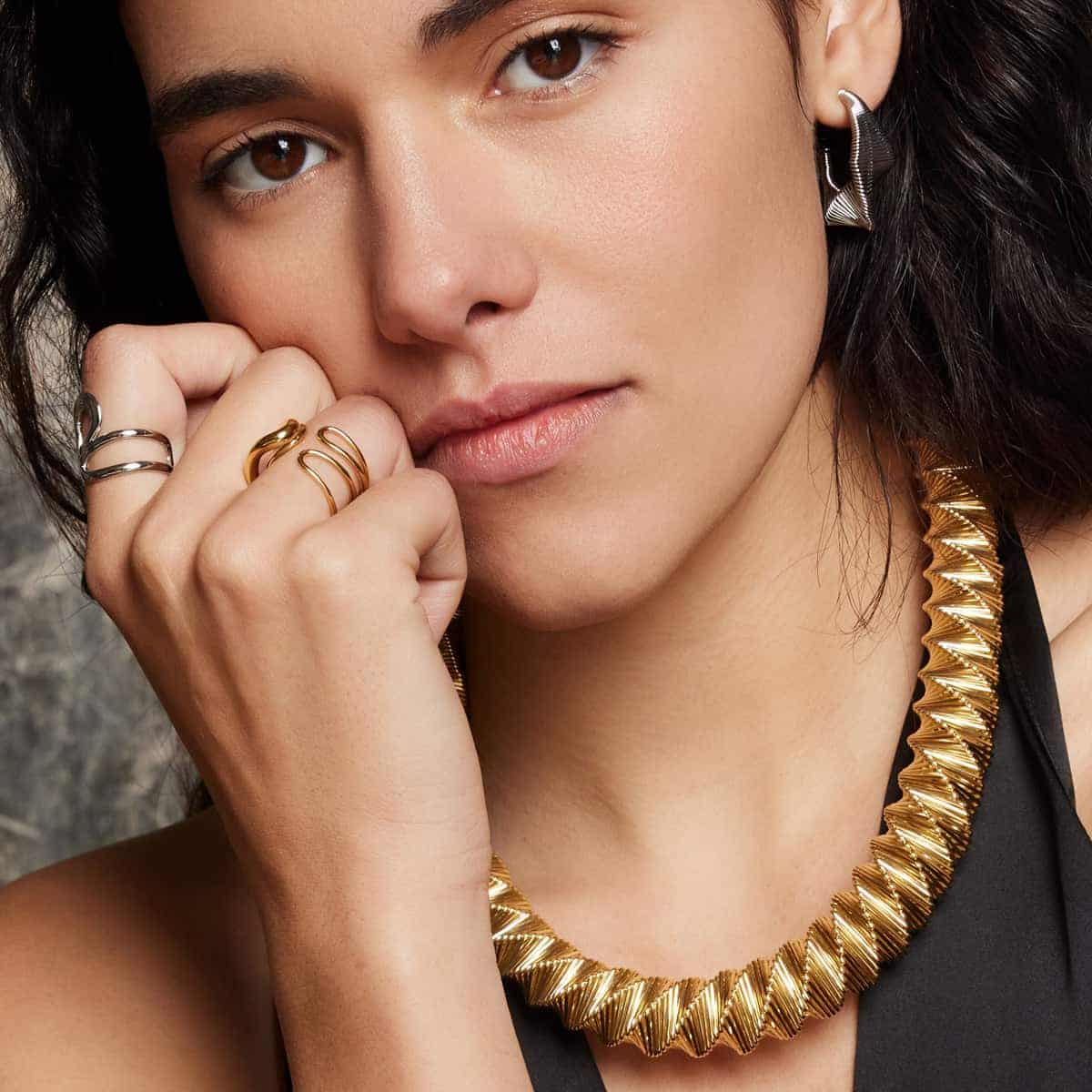 Collar Lautaro Dorado Anartxy