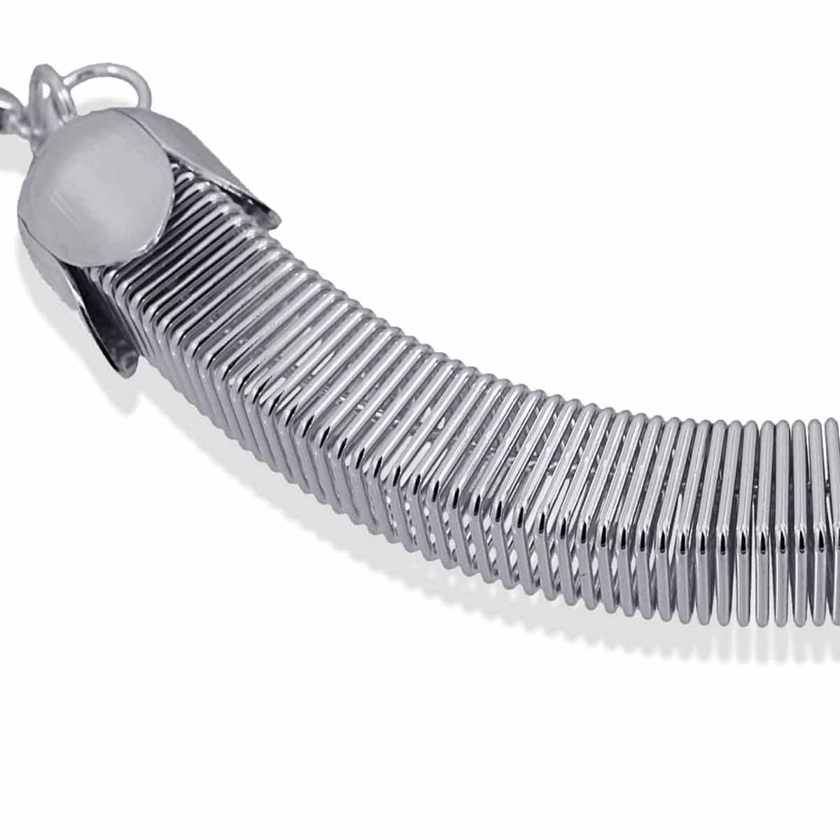 Collar Congga Plateado Anartxy