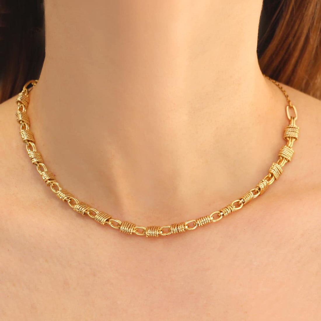 Collar Banda Dorado Anartxy