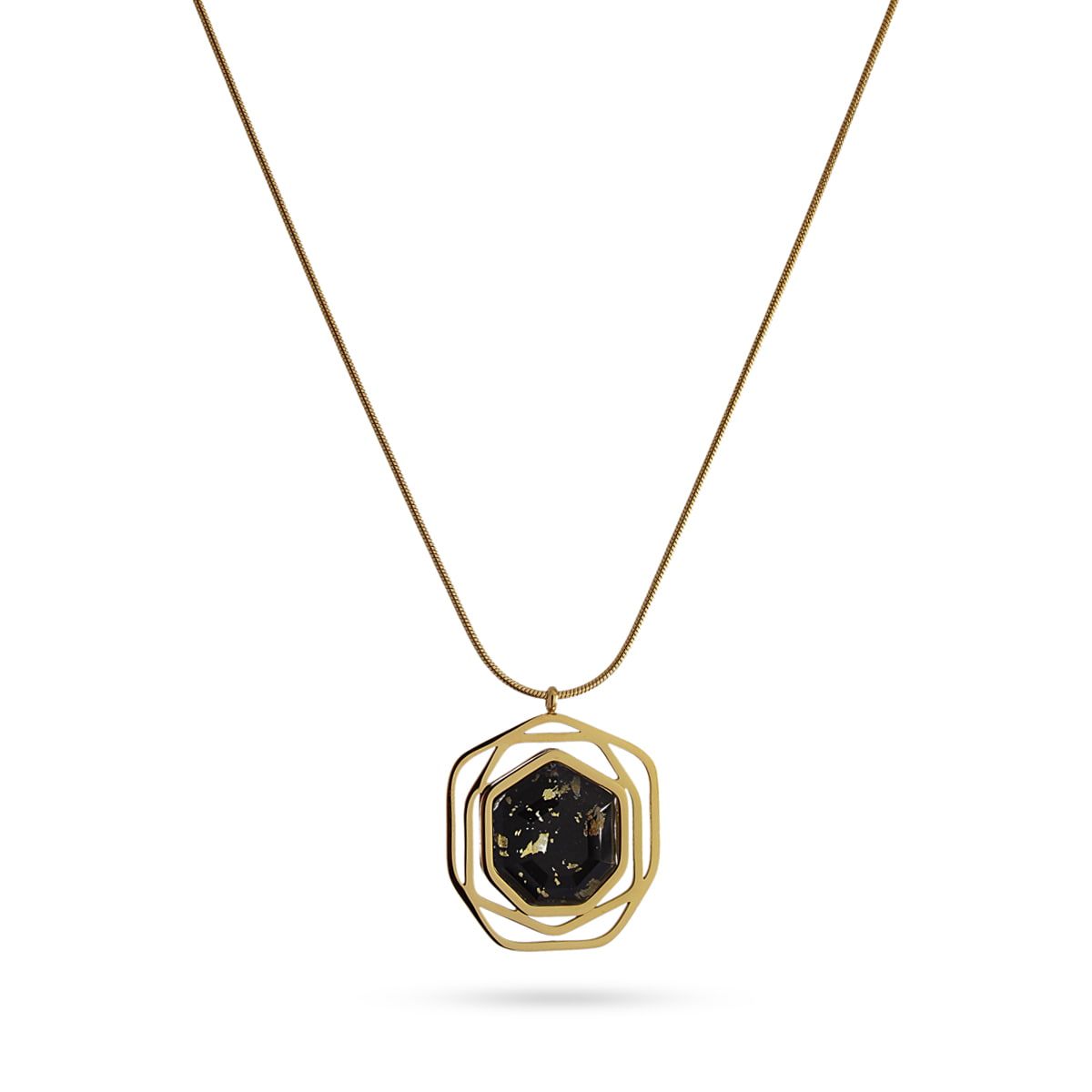 Collar Áster Negro Anartxy