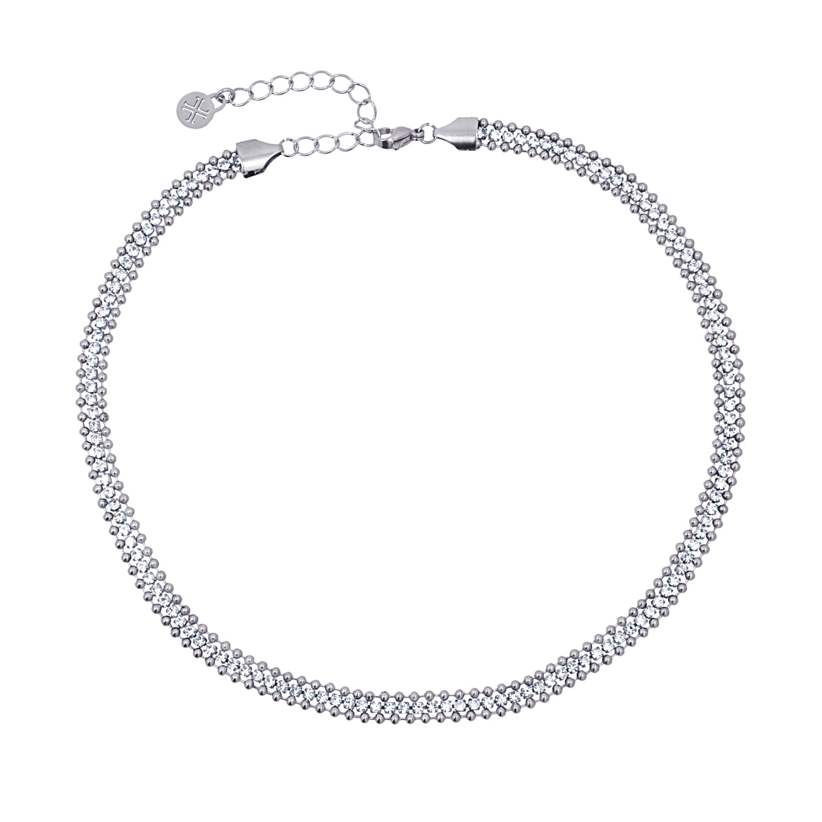Collar Summer Essentials Sparkling Plateado Anartxy