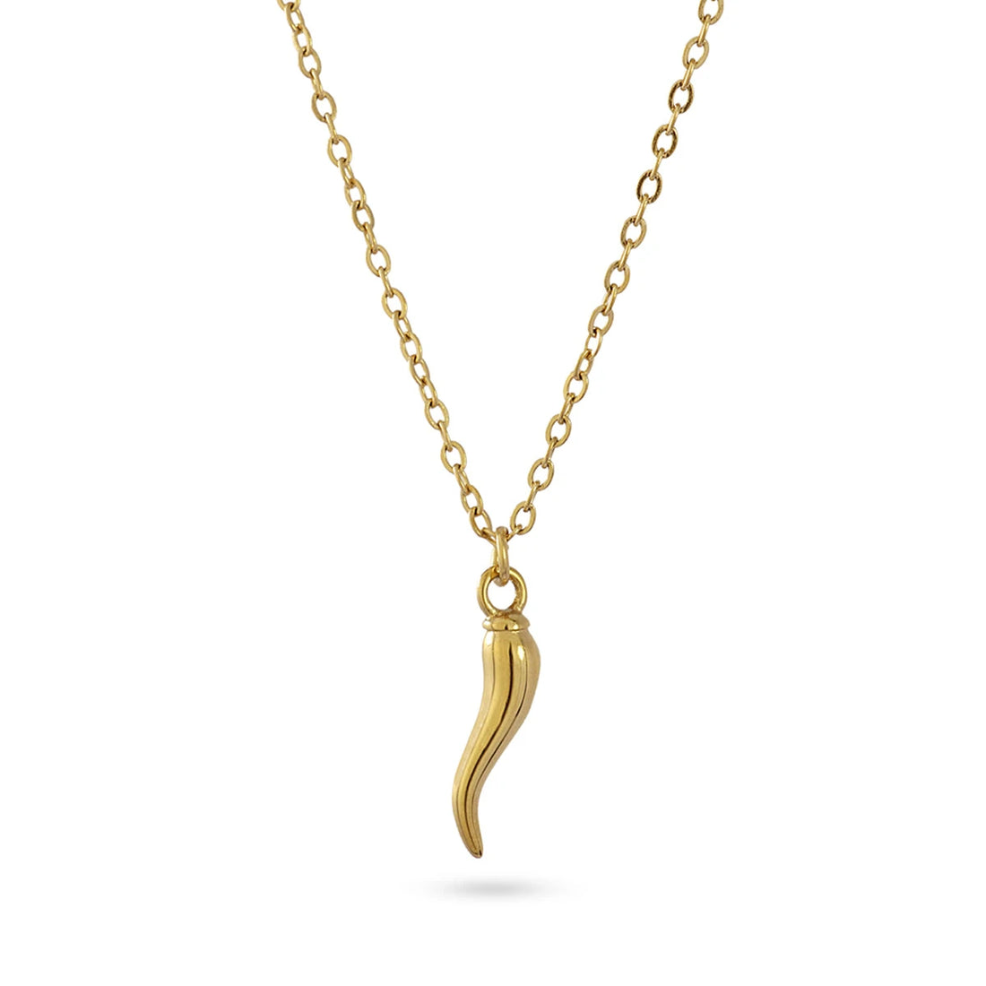 Collar Cornicello Dorado Anartxy