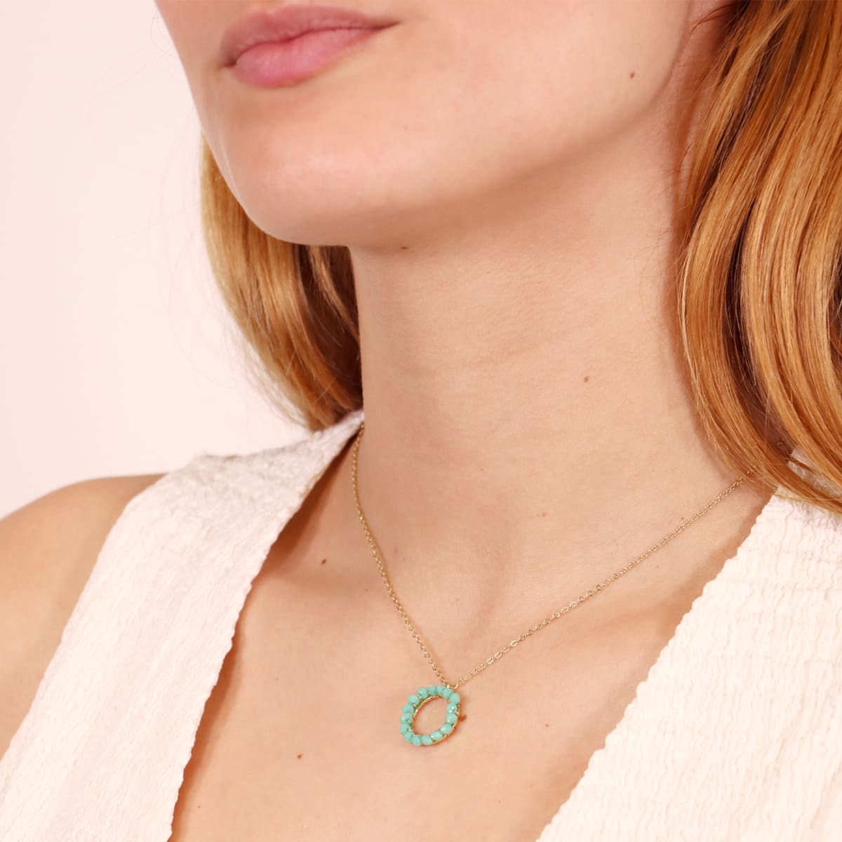 Collar Levity Whisper Turquesa Anartxy