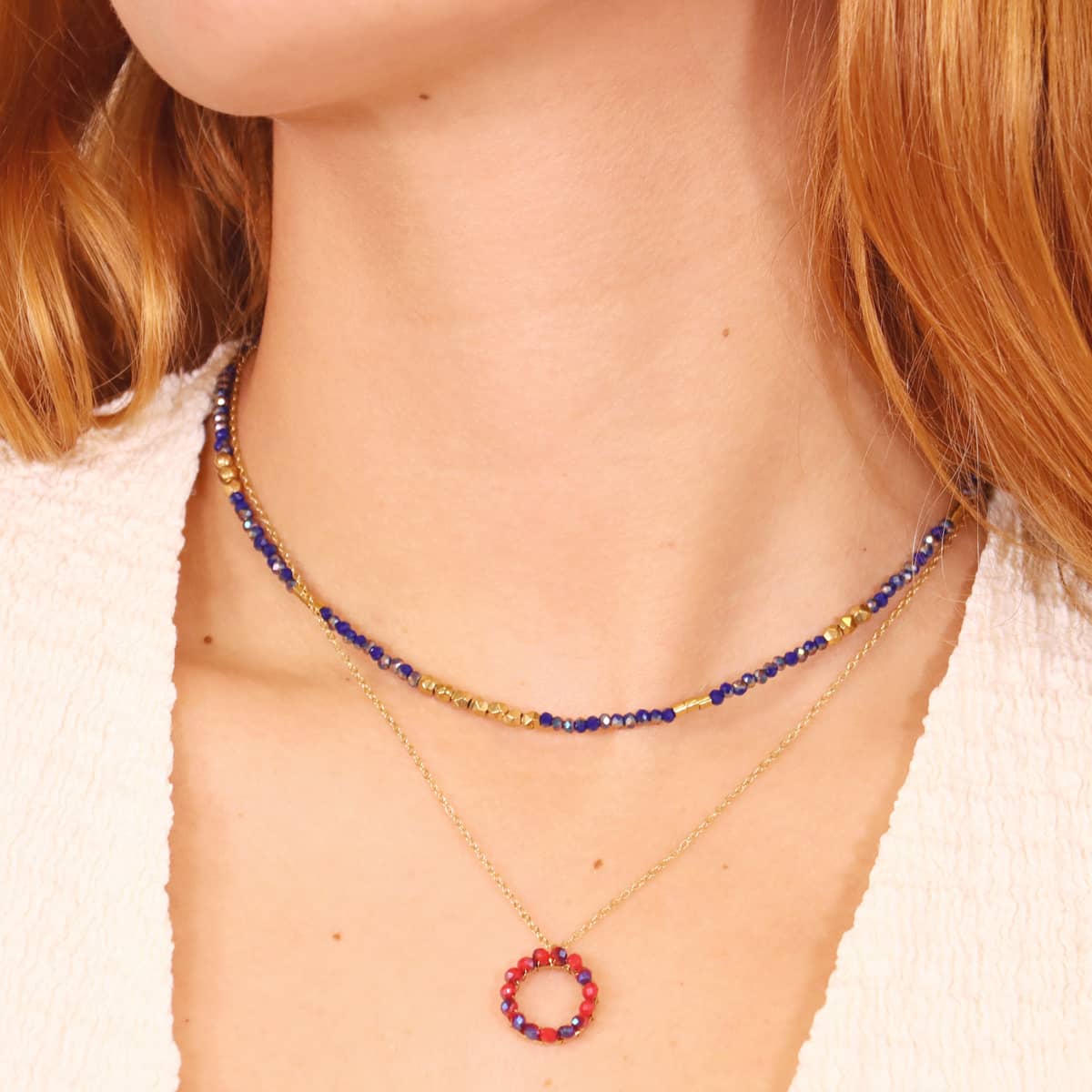 Collar Levity Whisper Rojo Anartxy
