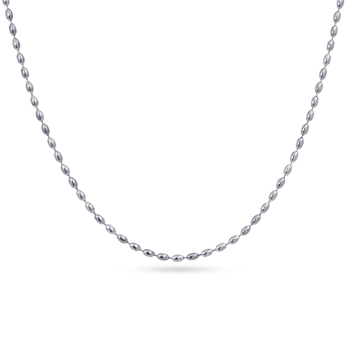 Collar Summer Essentials Seed Chain Plateado Anartxy