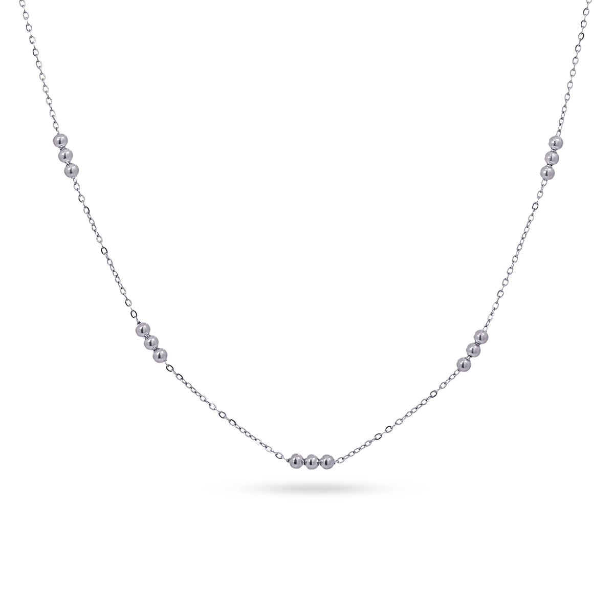 Collar Summer Essentials Three Plateado Anartxy