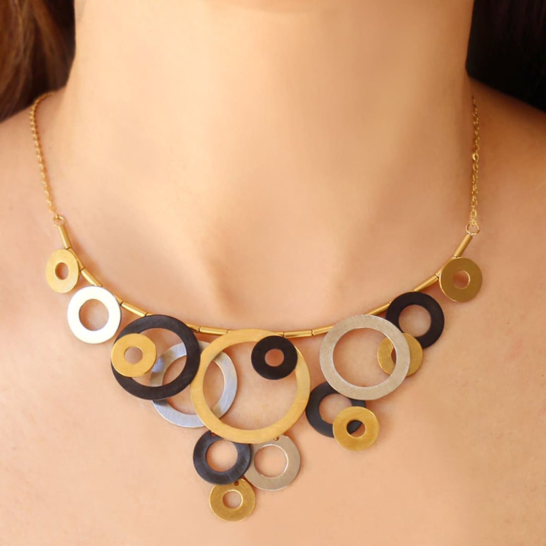 Collar Selfoss Combinado metalizado Anartxy