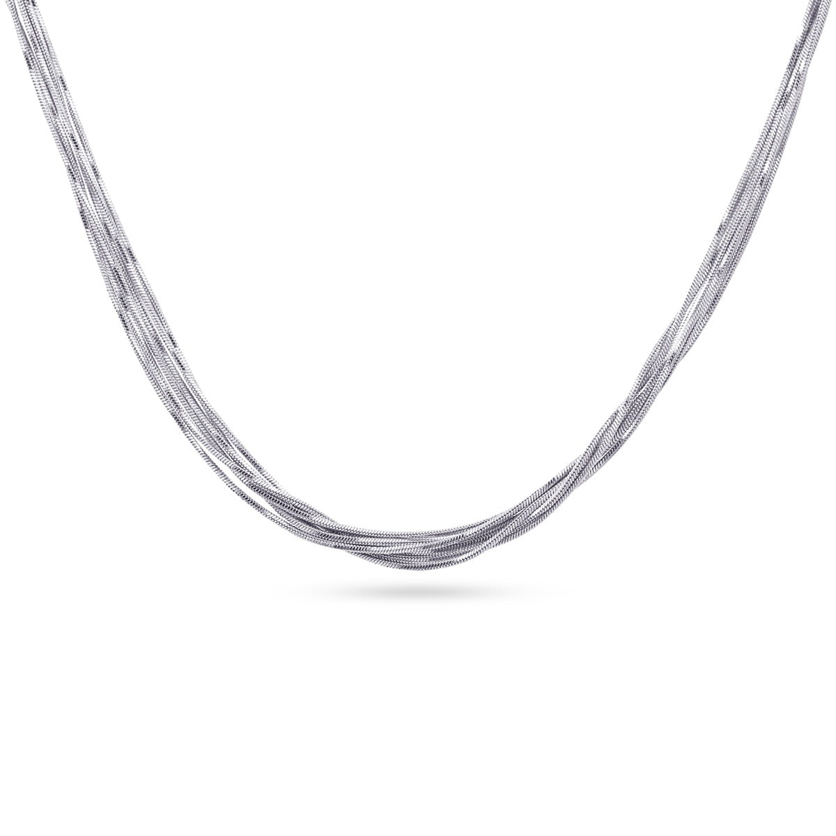 Collar Summer Essentials Strings Plateado Anartxy