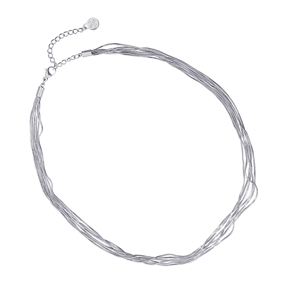 Collar Summer Essentials Strings Plateado Anartxy