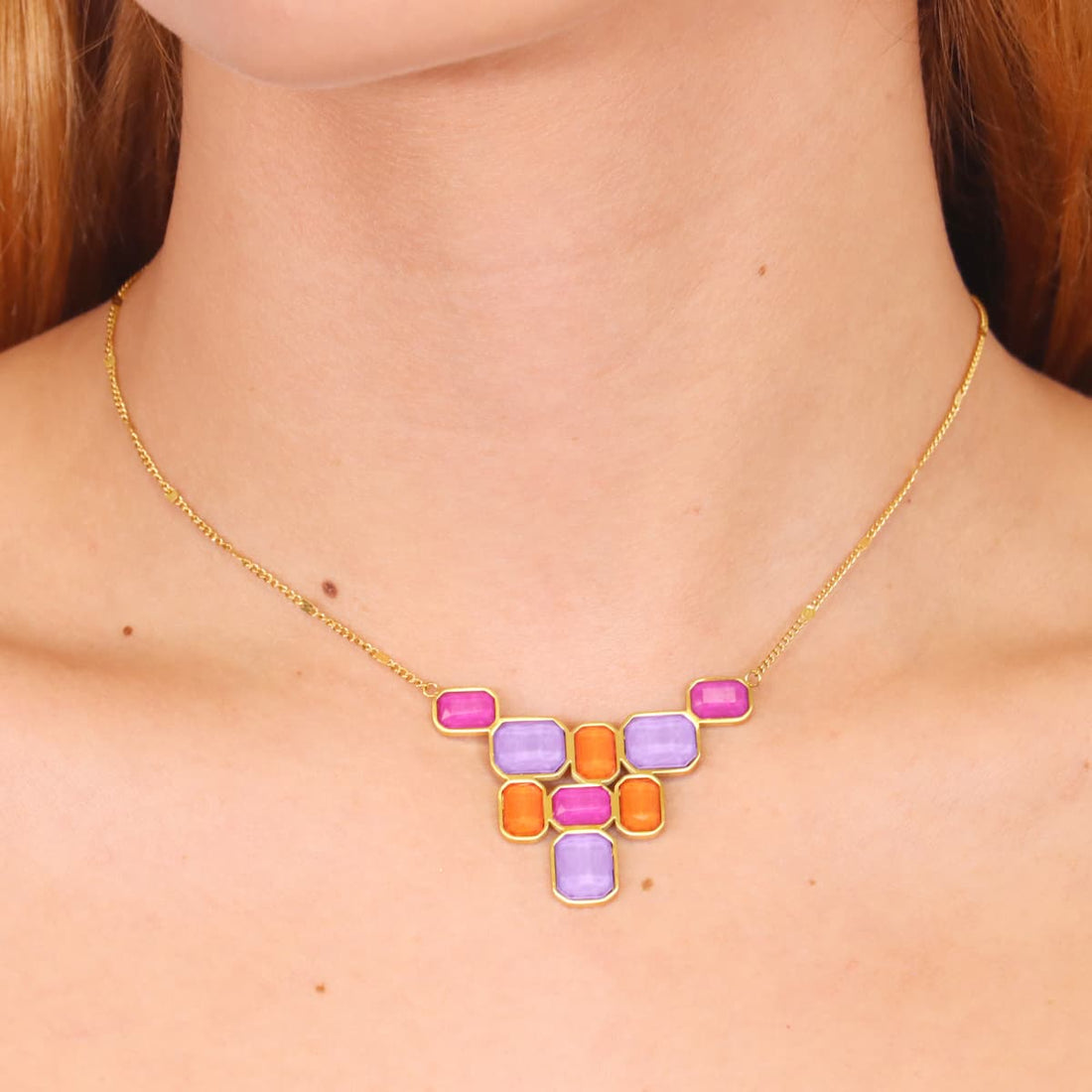 Collar Pixels Prisma Combinado Anartxy