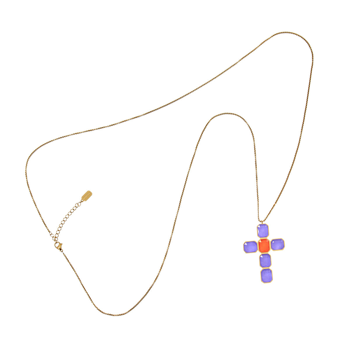 Pixels Halo Long Necklace