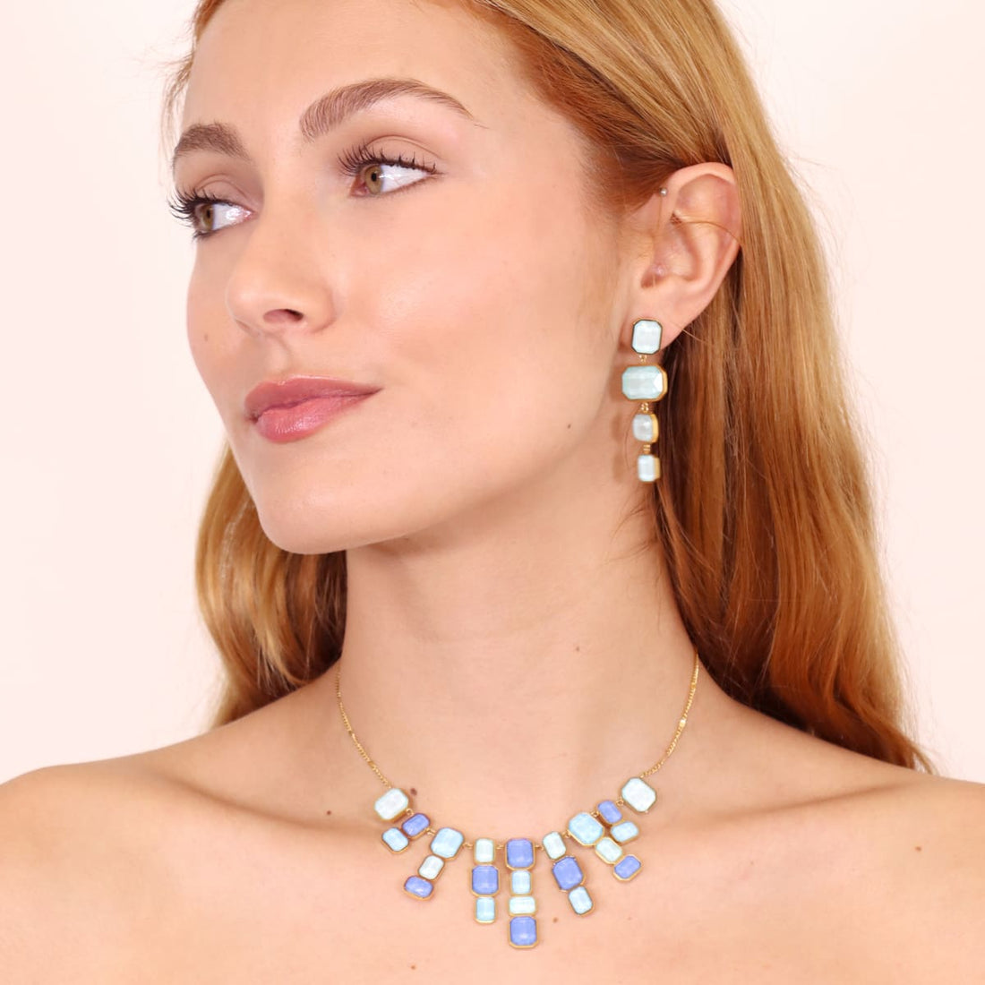 Collar Pixels Aura Azul Anartxy