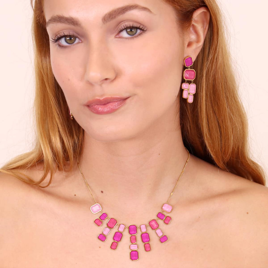 Collar Pixels Aura Fucsia Anartxy