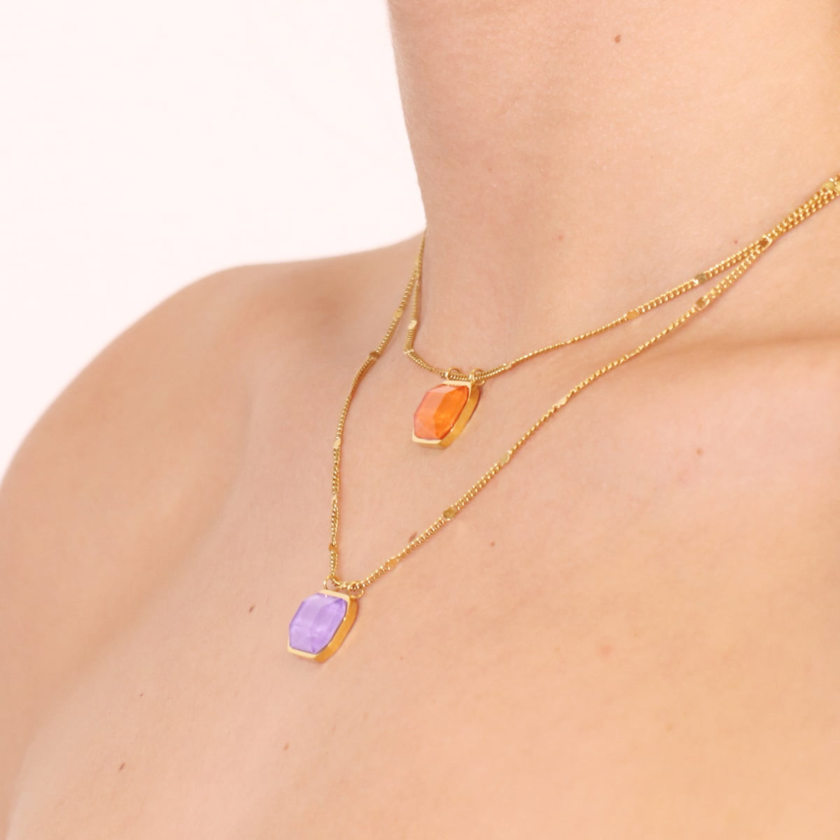 Collar Pixels Spark Naranja Anartxy