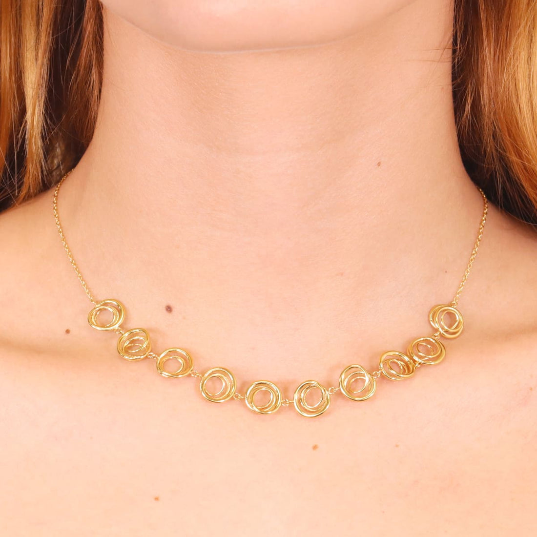 Collar Liquid Whirl Dorado Anartxy