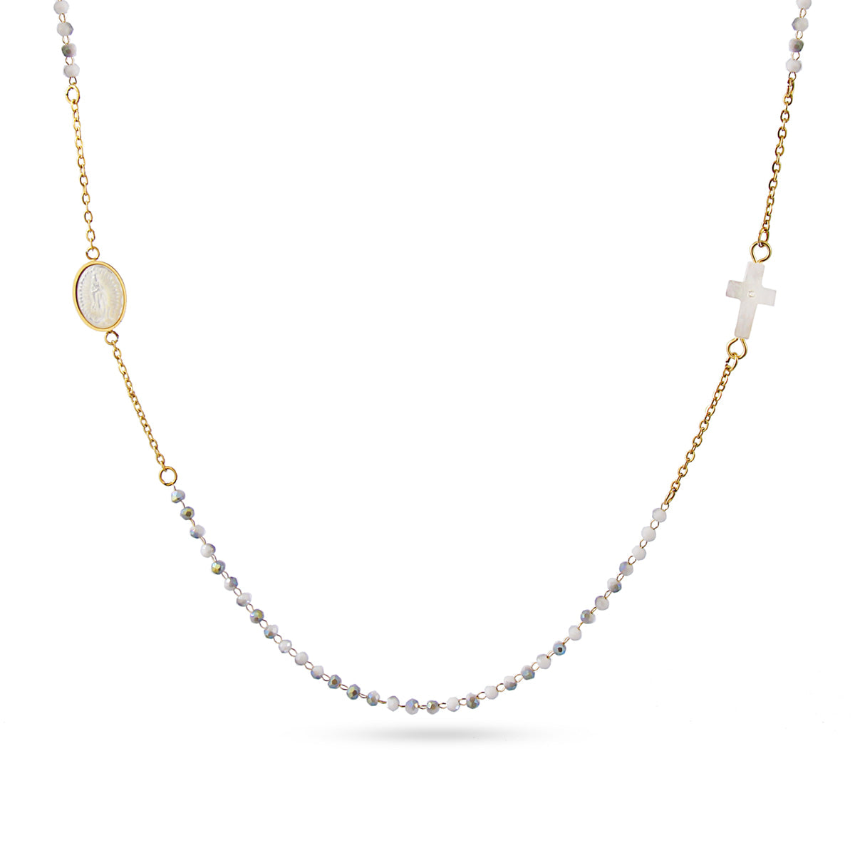 Collar Milagros Blanco Anartxy
