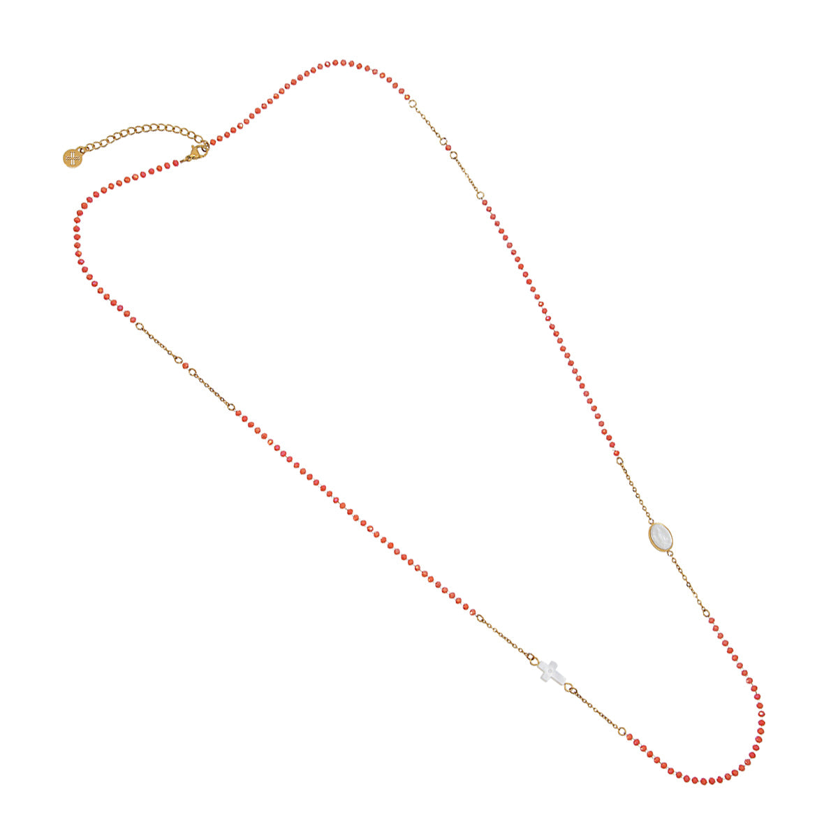 Collar Milagros Naranja Anartxy