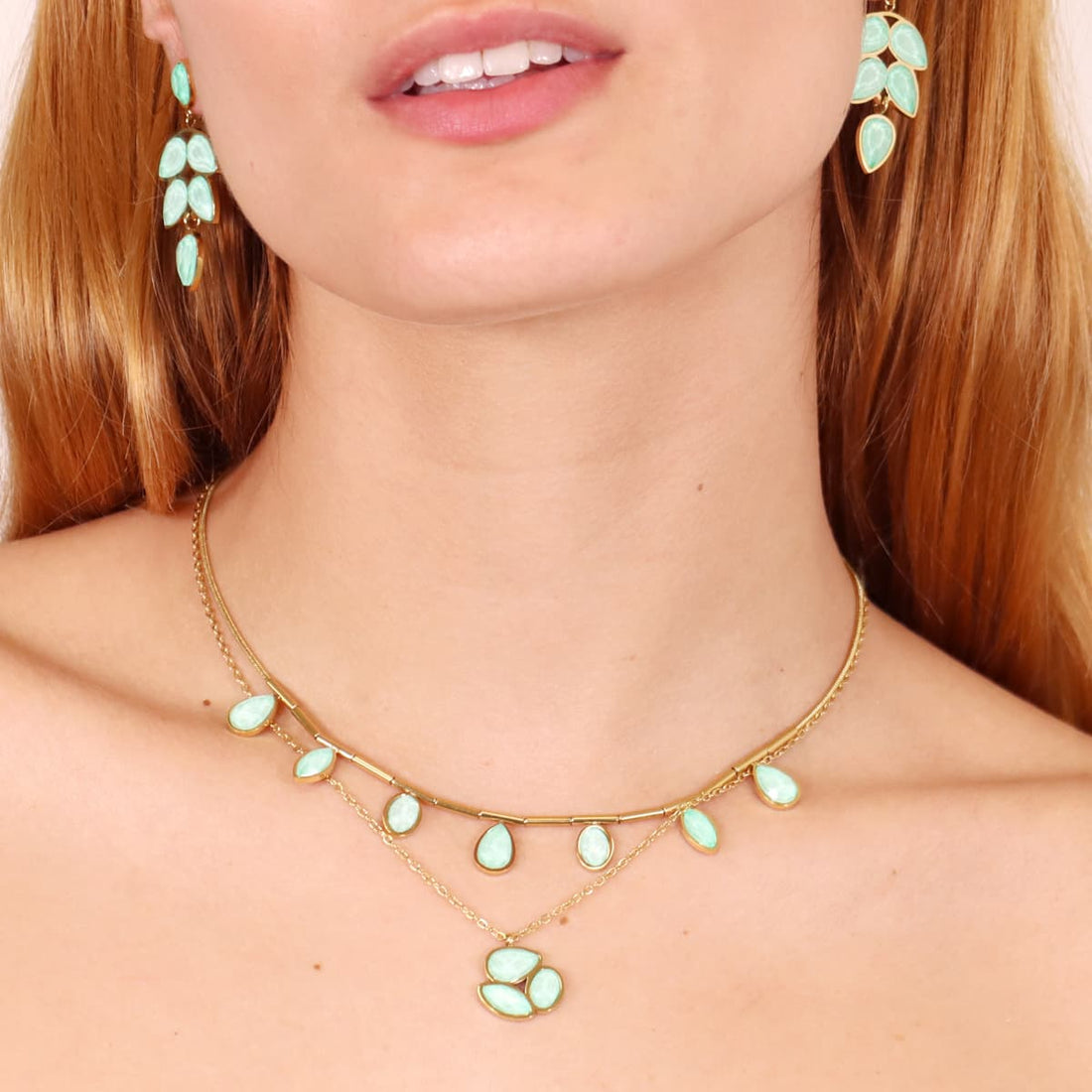 Collar Drops Dew Turquesa Anartxy