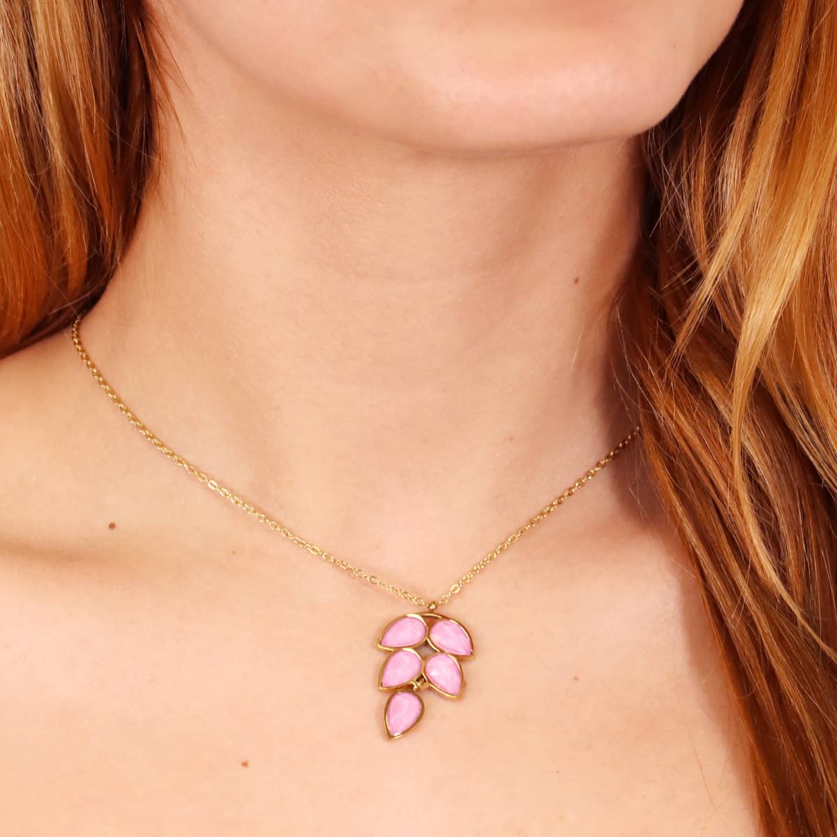 Collar Drops Star Rosa Anartxy
