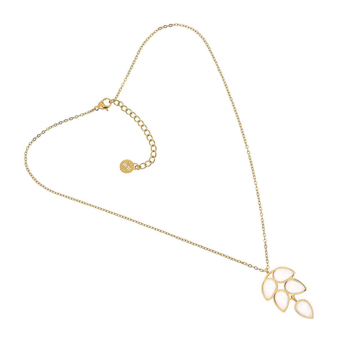 Collar Drops Star Blanco Anartxy