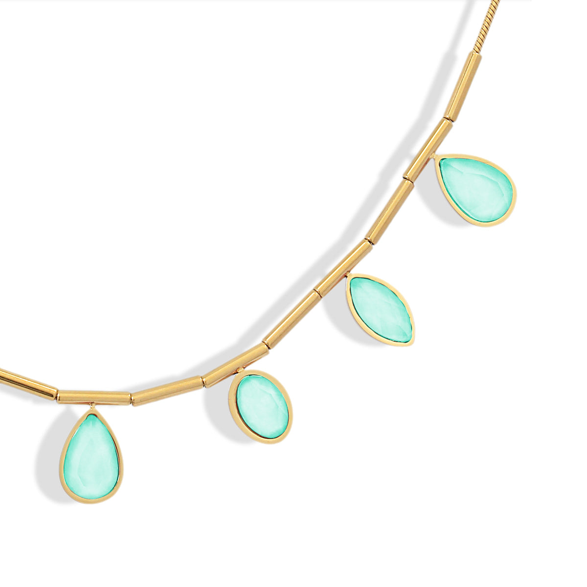 Collar Drops Rain Turquesa Anartxy