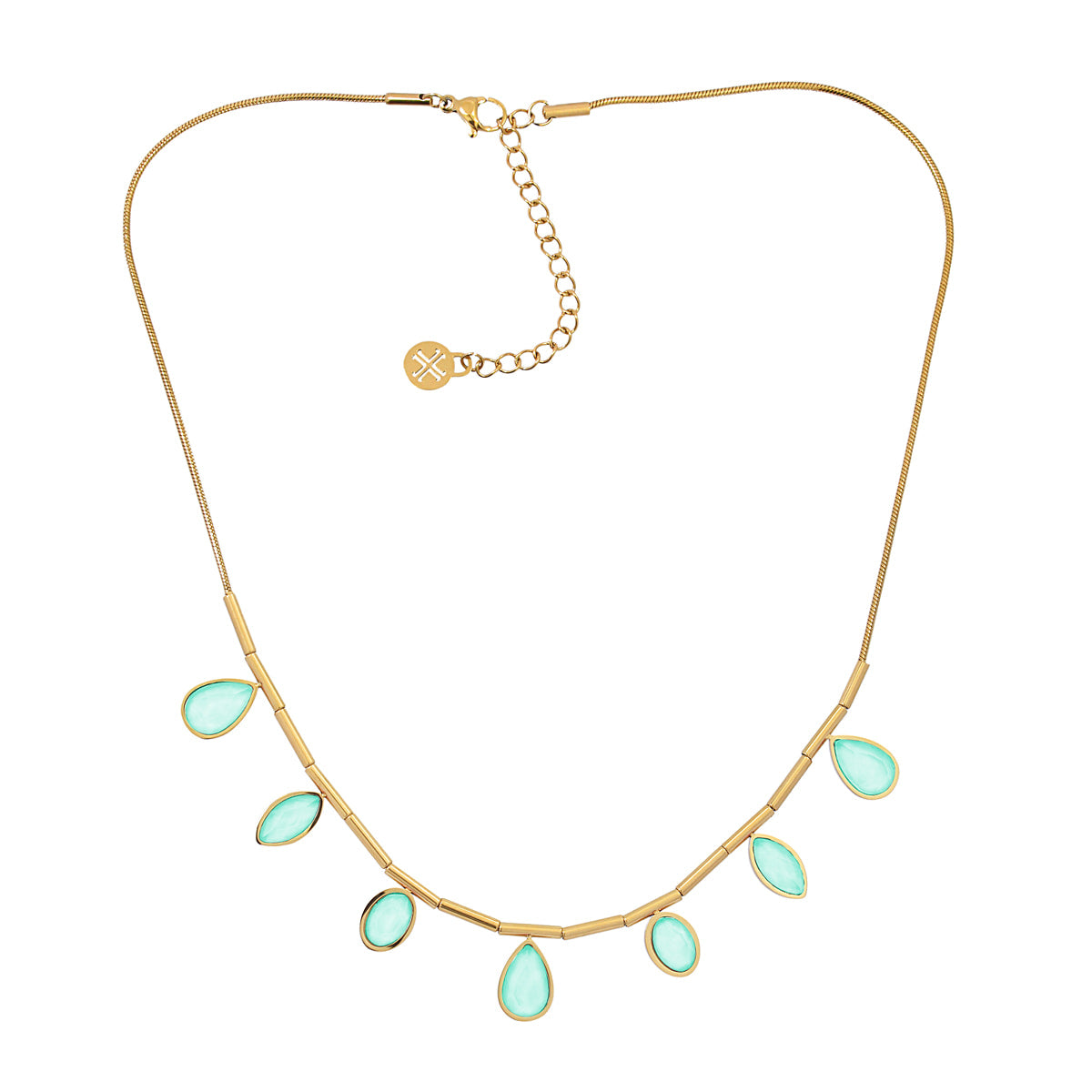 Collar Drops Rain Turquesa Anartxy