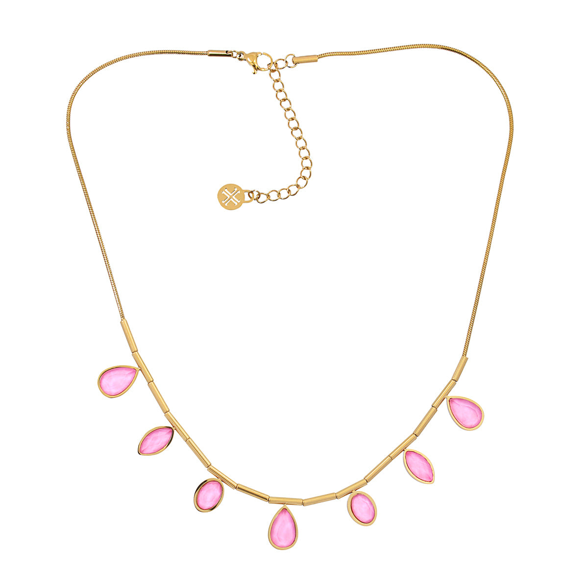 Collar Drops Rain Rosa Anartxy