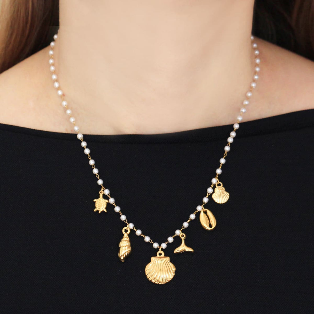Collar Tide Mermaid Dorado Anartxy