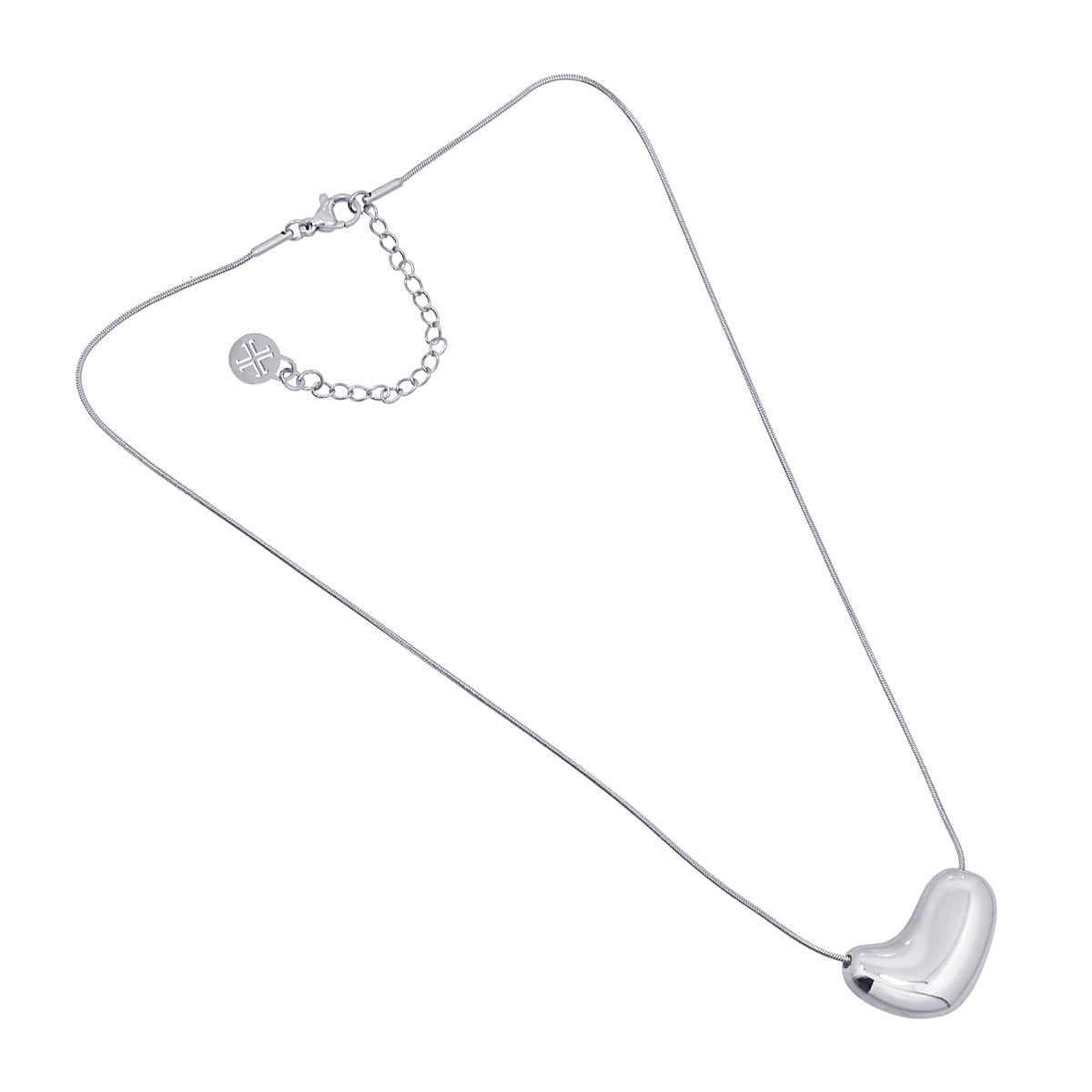Collar Waves Bean Plateado Anartxy